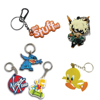 PVC & Silicon Key Chains